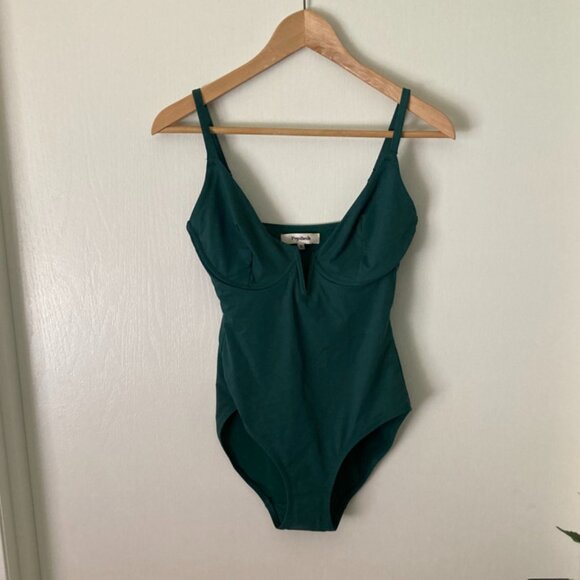NWT POPILUSH Shapewear Solid Sculpting One-Piece Swimsuit - Picture 4 of 8